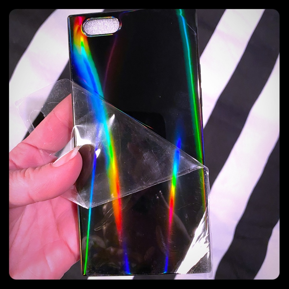Black Reflective Holographic IPhone 6 case.
